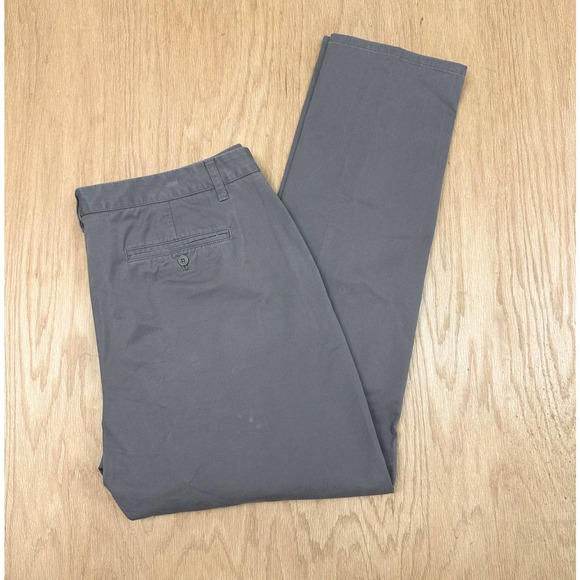 Bonobos Pants Mens Bonobos Athletic Fit Washed Chino Pants Gray 4 X